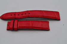Kaufmann Croco Leather Bracelet 16MM For Buckle Clasp 14MM Mint Red