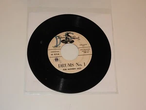 DRUMS NO. 1 FOR MODERN JAZZ 7" RECORD UNKNOWN ARTIST 45 RPM RARE - Imagen 1 de 2