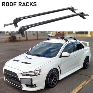 For Mitsubishi Lancer Car Top Roof Rack Cross Bars 43" Luggage Carrier w/ Lock - Bild 1 von 14