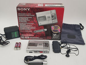 Sony MZ-R50 Mini Disc Player Original Box & Accessories Amazing Condition Music