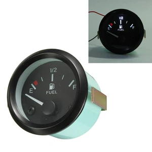 2'' 52mm Universal Car Fuel Level Gauge Meter With Fuel Sensor E-1/2-F Pointer - Picture 1 of 4