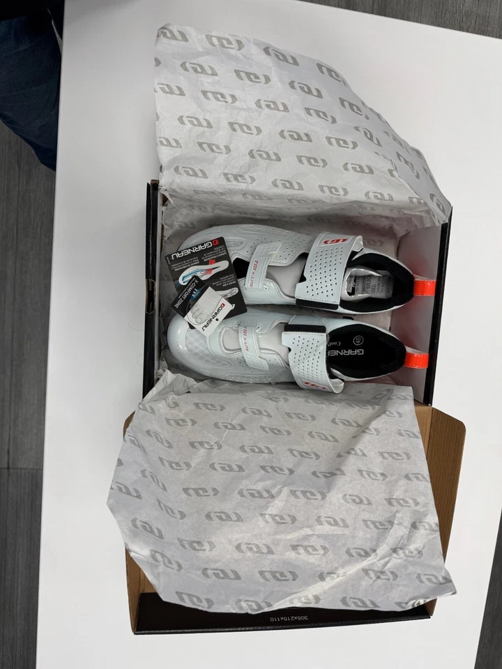 Zapatos de ciclismo Louis Garneau Tri X-Lites 3 para hombre - Drizzle - talla 7 - 1487299-306 Foto 1 de 4