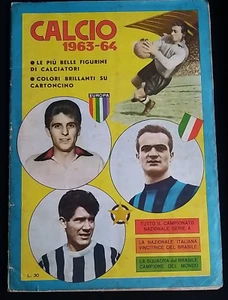 *ALBUM CALCIO 1963/64 IMPERIA* QUASI OTTIMO STATO CON 202 FIGURINE (PELE') !!! - Foto 1 di 17