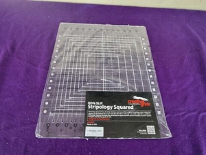Regla cuadrada Creative Grids Stripology diseño CGRGE2 de Gudrun Erla 12x12 nueva - Imagen 1 de 3