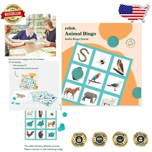Durable Animal Bingo Game - Engaging Dementia Activity for Seniors and Families - Picture 1 of 8