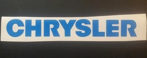 Chrysler sticker / decal in blue for Valiant Charger Dodge etc - Picture 1 of 3