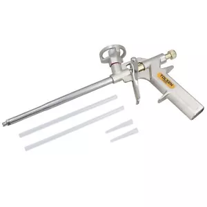 Pistola in schiuma corpo in metallo espansione riempitivo in schiuma PU caulking sigillante applicatore spray - Foto 1 di 6