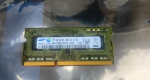 SAMSUNG 1GB 1Rx8 PC3-10600S-09-10-ZZZ - M471B2873FHS-CH9 - Picture 1 of 3