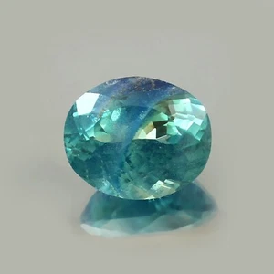 Piedra preciosa suelta de zafiro bicolor impecable natural de 8,80 quilates talla ovalada 13,5 x 11 - Imagen 1 de 4