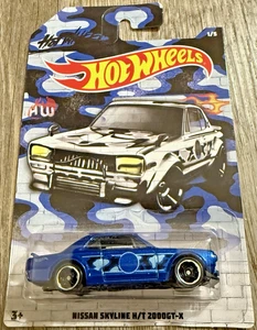 Hot Wheels Nissan Skyline H/T 2000GT-X Blue Camo Diecast New - Picture 1 of 1