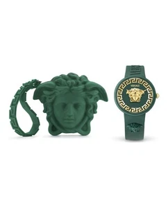 Versace Modeuhr Damen grün 39 mm Armband - Bild 1 von 5