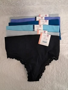 Secret Treasures Thong Panties Womens Size XS Wide Waist Band - Picture 1 of 4