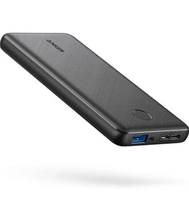 Anker Power Bank, 313 Portable Charger PowerCore Slim 10K 10000mAh Battery Pack - Picture 1 of 9
