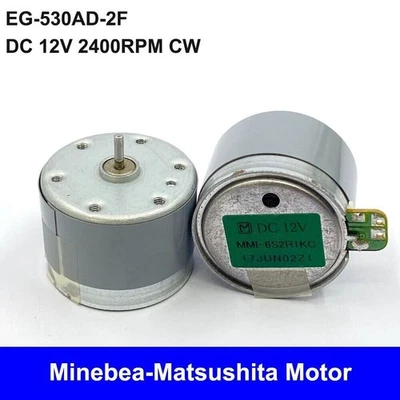 35mm EG-530AD-2F Motor DC 12V CW Capstan Tape Deck Audio MMI-6S2R1KC Motor - Photo 1/4