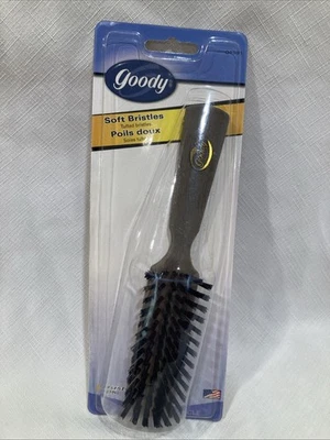 Goody 7.5” Wood Tone Hair Brush Smooths With Soft Tufted Bristles New 2002 B5 - Image 1 of 4