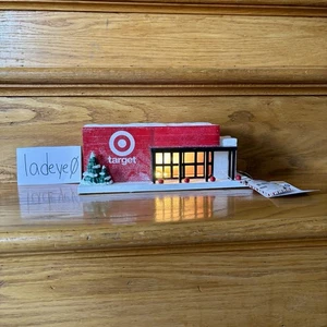 NWT 2025 Target Bullseye Playground Light Up Target Store Mini Christmas Village - Picture 1 of 6