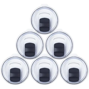 6 Pack 20 oz Tumbler Lid, Magnetic Slider Replacement Lids for YETI 20 oz Tum... - Picture 1 of 7