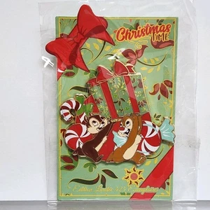 Disneyland Paris Tic et Tac / Chip and Dale LE425 Trading Event Weihnachten Pin - Bild 1 von 1