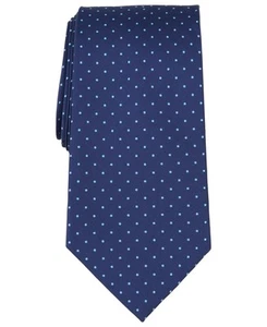 Brooks Brothers Mens Tie Necktie One Size Navy Blue Dot - Picture 1 of 1