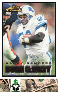 1997 Action Packed #115 Barry Sanders - Detroit Lions - Foto 1 di 2