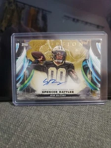2024 Topps Inception - Spencer Rattler - Gold Variation (on-card) Auto #/25 - Picture 1 of 3