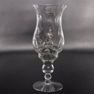 Glass 11" H Hurricane Shaded Footed Candle Holder  - Picture 1 of 6
