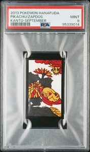 PSA9 Pikachu Zapdos Pokemon Hanafuda Tarjetas Kanto Region 151 Nintendo 2013 - Imagen 1 de 2