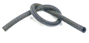 5mm Braided Cloth Fuel Hose, German, 1 Meter Fits Air Cooled Volkswagen - Picture 1 of 2