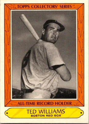 1985 Topps  All Time Record Holders #38 Ted Williams Boston Red Sox - Image 1 of 2