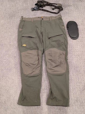 First Lite Corrugate Foundry Pants Conifer 42x33 Suspenders & Knee Pads - Image 1 of 4