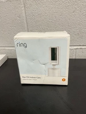 Ring Pan-Tilt Indoor Camera 2024 | 360° Coverage HD Video Two-Way Talk - White - Image 1 of 2