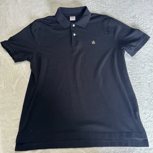 Brooks Brothers Polo Shirt XL Men Black Performance Cotton Casual Golf Preppy - Picture 1 of 6