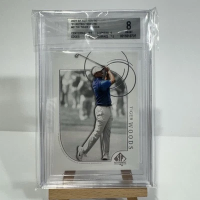 2021 SP Authentic - 2001 Retro Tribute Tiger Woods #01-TW - Image 1 of 3