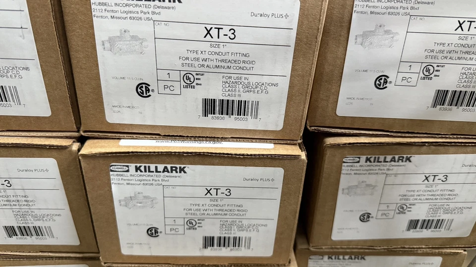 Cuerpo de conducto a prueba de explosiones de aluminio Killark XT-3 1" Foto 1 de 1