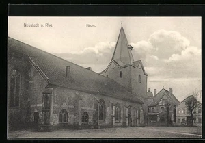 Neustadt a. Rbg., an der Kirche, Ansichtskarte  - Picture 1 of 2