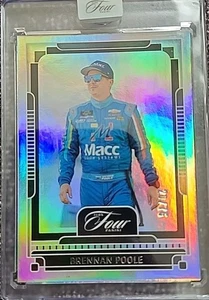 Brennan Poole 2025 Panini Turn Four NASCAR Silver Foil #33 NASCAR #20/75 - Picture 1 of 2