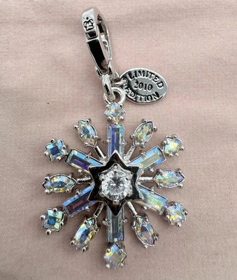 Juicy Couture Charm 2010 Limited Edition Snowflake With Rhinestones Sparkles - Image 1 of 3