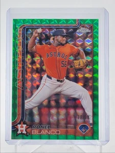 RONEL BLANCO 2025 TOPPS CHROME GREEN GEOMETRIC REFRACTOR ASTROS /99 Q0398 - Picture 1 of 2