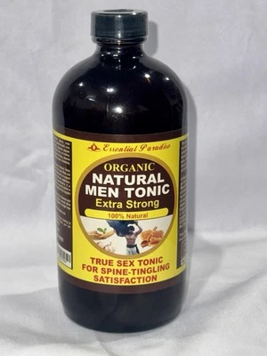 Tónico orgánico natural para hombres extra fuerte 16 oz. - Fórmula herbal natural Foto 1 de 3