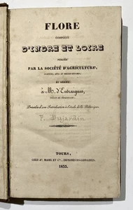 Dujardin - Flore complete d'Indre et Loire 1833 / botanique Botanik - Picture 1 of 1