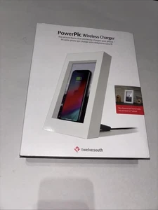 Cadre photo chargeur sans fil Twelve South PowerPic - Blanc - Photo 1 sur 5