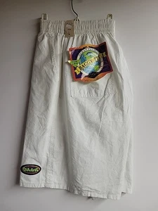 Vintage 1990s Deadstock NOS Ocean Pacific Baggy Fit White Shorts - Bild 1 von 9