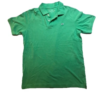 Vineyard Vines Polo Shirt Youth Boys L  Green - Image 1 of 4