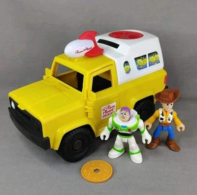 Imaginext Disney Pixar Toy Story Pizza Planet Delivery Truck & Action Figures - Image 1 of 4