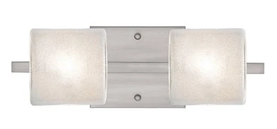 Besa Lighting 2WS-7873GL-LED-SN Paolo Bathroom Vanity Light Satin Nickel - Image 1 of 2
