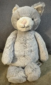 Jellycat I am Original Bashful Kitty Hellgrau Katze Hell Grau BAS3KYNN Neu - Bild 1 von 6