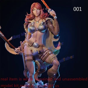 Red Sonja 1/4 Model Kit Unpainted Unassembled GK 52cmH 3D Printing 001 Version - Picture 1 of 17