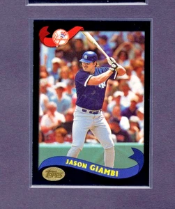 2002/2003 TOPPS KANEBO JAPAN RARE BLACK PARALLEL #45 JASON GIAMBI YANKEES SP /10 - Picture 1 of 2