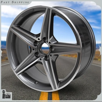 18" Machined Face Wheels Rims For Mercedes-Benz E300 E350 E400 E550 C200 C300 - Image 1 of 4