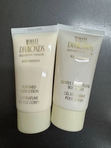 Elizabeth Taylor WHITE DIAMONDS Radiance Perfumed Body Lotion & Wash 1.7oz/50ml - Picture 1 of 4